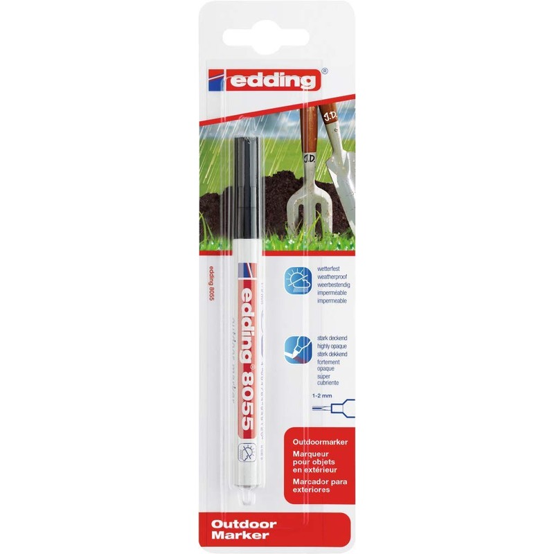 edding 8055 outdoor marker - black - 1 paint marker