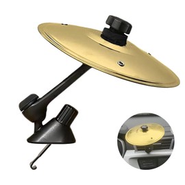 Auto Becken Air Vent, Car Crash Becken, Car Cymbals Air Vent, Eisen-Auto-Entlüftungsdekoration, Car Musikinstrument Cymbals, Mini-Trommel-Lüftungsschlitz, für Alle Arten Von Fahrzeugen