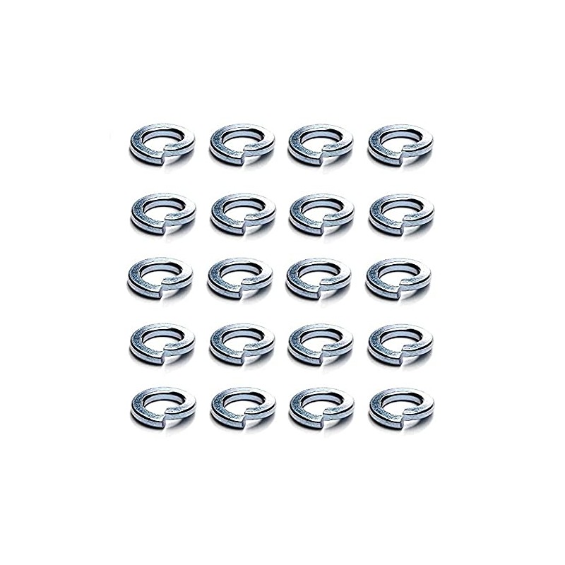 Merriway BH04869 (40 Pcs) Split Lock Spring Washer Steel M10