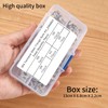70 Pcs Hex Nuts, Lock Nuts with Flange Self-Locking, Flange