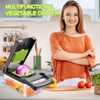 16 in 1 Gemüseschneider Manuell Set, Vegetable Chopper Cutter Slicer,