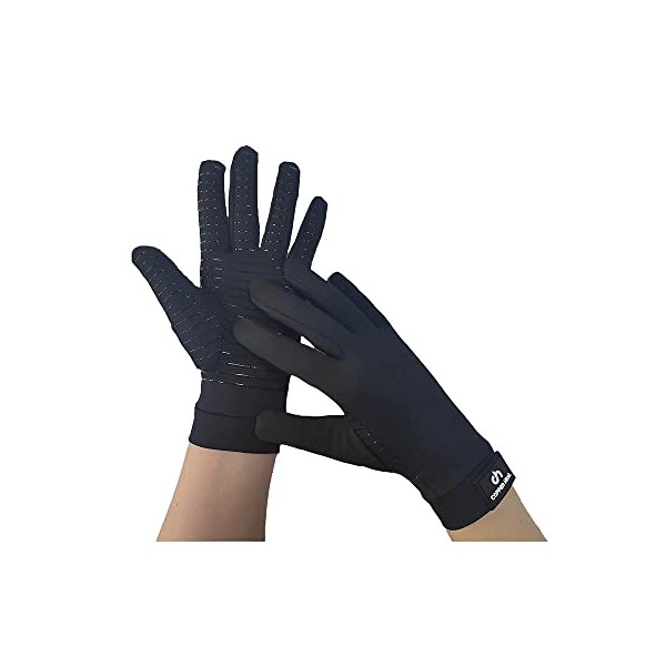 COPPER HEAL Arthrose Kompressionshandschuhe Rheumatischer Karpaltunnelsyndrom volle Handschuhe (XL) (XL)