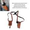 Shoulder Shooting Tool Bag PU Leather with Adjustable Shoulder Strap