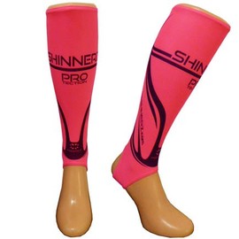 Shinnerz Hockey Shin Pad Inner Socks - Under Shin Guard Liners - Choice of Design & Size PROtection for Men and Women (Pink PRO, Adult)
