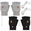 USB Heated Gloves 2 Pairs Winter Warm Heating Mitten Full