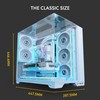 Lian Li O11Vision Compact White-Steel-Tempered Glass ATX Mid Tower Computer