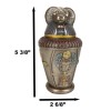 Ebros Ancient Egyptian Gods and Deities Hapi Canopic Jar Urn