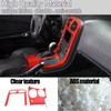 Moittellc Gear Shift Panel Trim Cover Compatible with Chevy Corvette