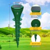 Jahy2Tech Solar Powered IP65 Mole Repellent Ultrasonic Mole Repellent For