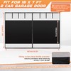 SmoothNovelty Privacy Magnetic Garage Door Screen for 2 Car Garage
