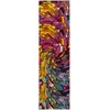 Safavieh Fiesta Shag Collection FSG373M Modern Abstract Runner, 2'3" x
