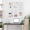 FZK Peg Board,25pcs PegBoard Wall Organizer,Includes 4 White Pegboard and