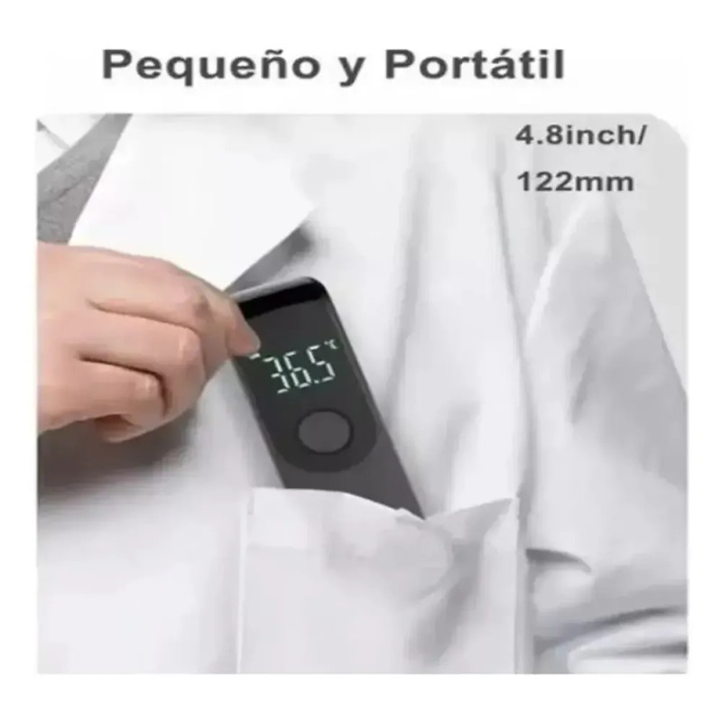 Termómetro Digital Infrarrojo Sin Contacto con Alarma y Retroiluminación LCD