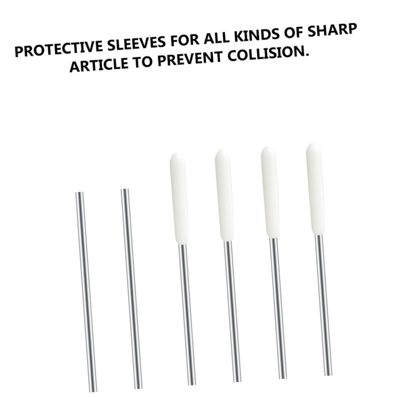 Artibetter 200pcs Dishwasher Protector White shelfs rerack Cover caps for