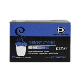 Decaf Blueberry Cobbler Single Serve Coffee Pods | 12ct | SWP Decaf Coffee | Gourmet Flavored Coffee