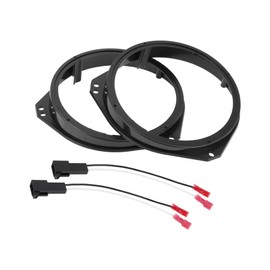 X AUTOHAUX Speaker Spacer Ring Tweeter Speaker Spacer Adapter for Opel Corsa Waterproof Speaker Subwoofer Mounting Spacer Bracket Ring ABS 2 Set