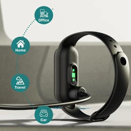 Replacement Smartwatch , 5V 1A Magnetic Watch Charging Cable 3.3ft Portable Black Efficient Widely Compatible for Business