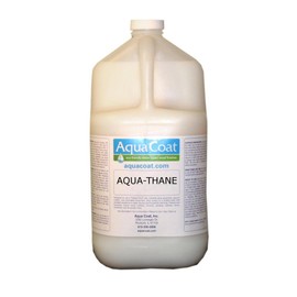 Aqua Thane Top Coat, Water-Based Wood Finish, Flat, Gallon