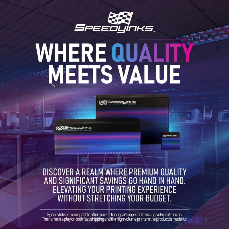 SPEEDYINKS Compatible Printer Ribbon Cartridge Replacements for Okidata 52102001 (Black,