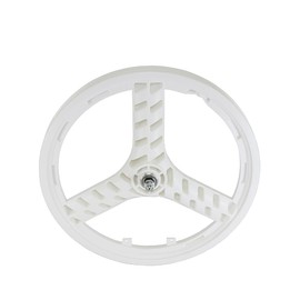 Lowrider Bike 20 Plastic 3-Spoke Front Wheel 3/8 Axle White.