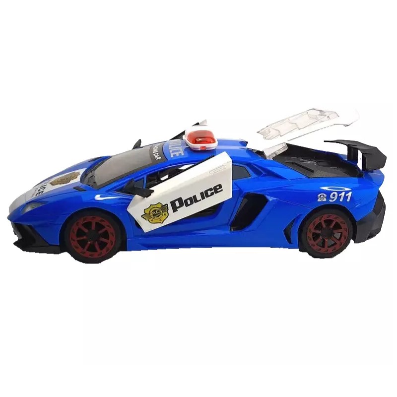 UNOMI Remote Control Police Car Toy w/ Lights & Sirens
