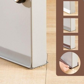 Small Type B Window & Door Gap Weatherstrip Seal - Draft, Sound, Dust, Wind Block & Anti-Collision Type B - Small Brown