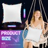 Throw Pillow Cover 18x18 Cushion Case LED Decorative Pillow Covers