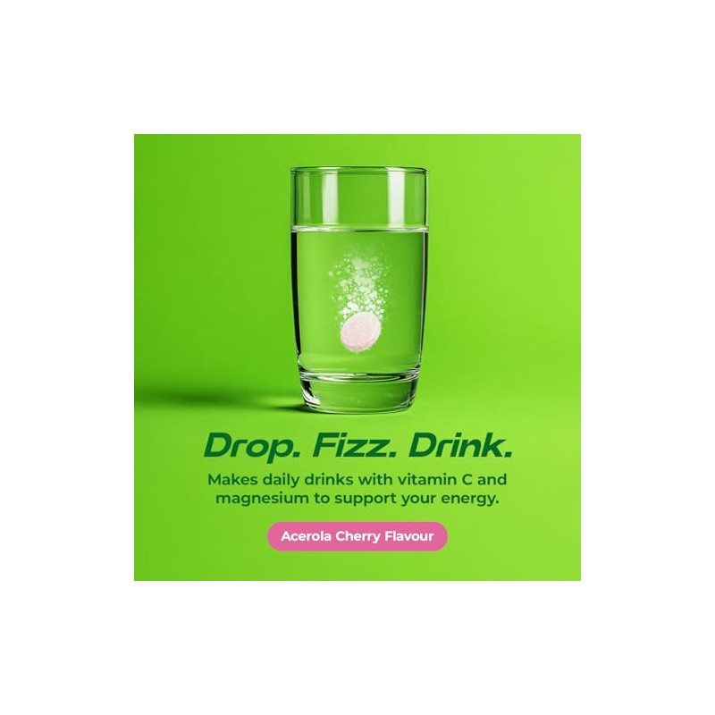 Berocca Boost Effervescent Tablets with Guarana & Caffeine, 20 Tablets