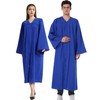 Grad HAGO Unisex Matte Choir Robe for Church baptism robes