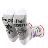 JTOUK Funny Crochet Socks Gift for Crochet Mom Funny Knitting