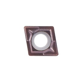 Oumefar 10Pcs CCMT060204 Carbide Lathe Turning Inserts Carbide Turning Inserts Set for SCLCR Turning Tool Holder