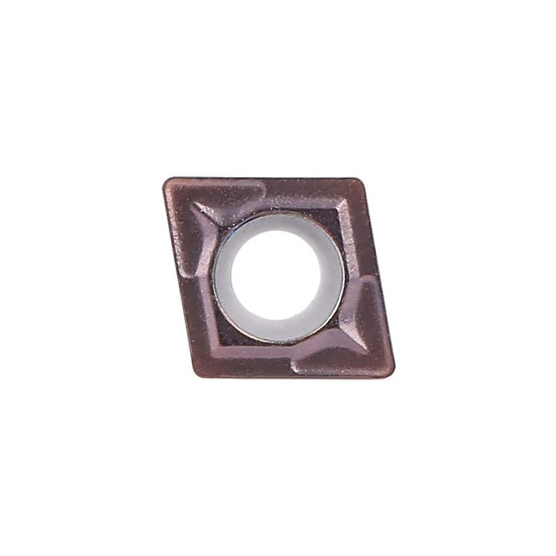 Oumefar 10Pcs CCMT060204 Carbide Lathe Turning Inserts Carbide Turning Inserts