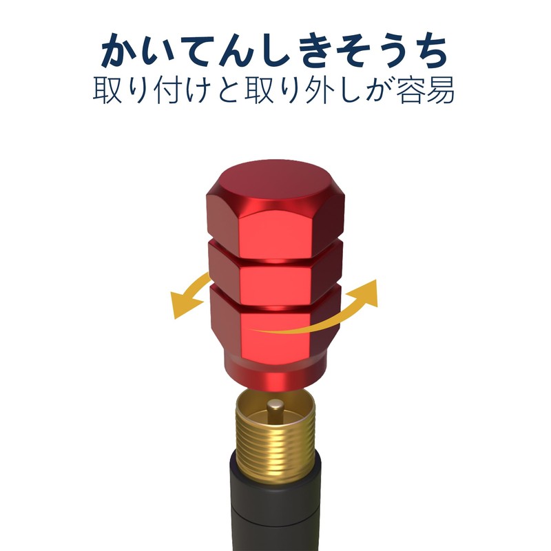 BOROLA Air Valve Cap Tire Aluminum Anodized Corrosion Prevention for