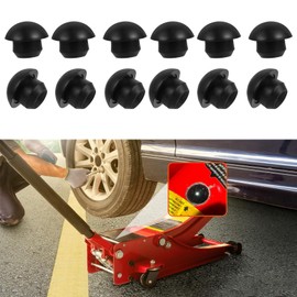HQRNYP 12PCS Bottle Jack Floor Jack Oil Filler Plug, Hydraulic Jack Oil, 8mm Bottle/Floor Jack Oil Filler Plug Bung, Car Rubber Reservoir Oil Filler Plug for Oil Reservoir Filler Hole for Car (12PCS)
