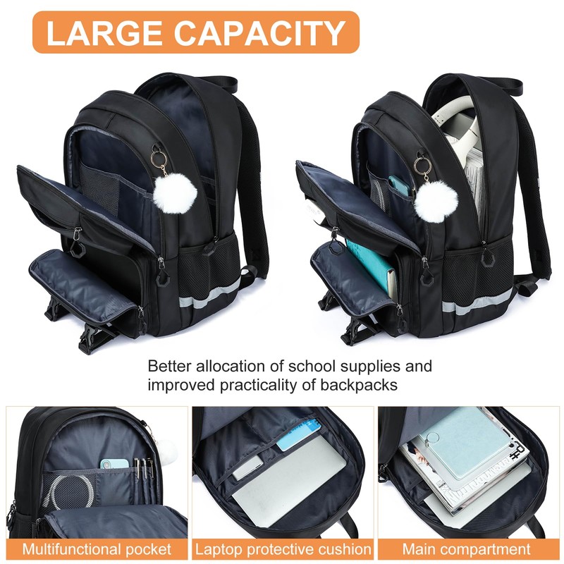 School Backpack for Teen Girls, Cute College Back Pack Women,