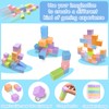 Felicify Magnetic Building Blocks, Pack of 40 Magnetic Building Blocks,