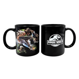 Joy Toy 24203 Jurassic World Rebirth tazza in ceramica con stampa - in confezione regalo 320 ml - 12x9x10 cm
