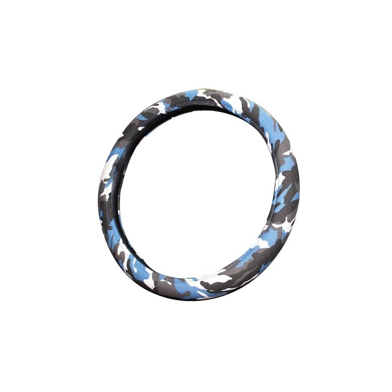 Istn Unisex's Camo Steering Wheel Cover 2018 38cm Blue Green