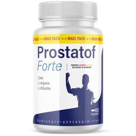 Prostatof Forte Kapseln - mit L-Arginin, L-Citrullin und Maca - Kraft für den aktiven Mann - 60 Kapseln