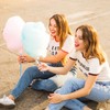 600 Pcs 13.8 Inch Colorful Cotton Candy Holder Sticks, Cotton