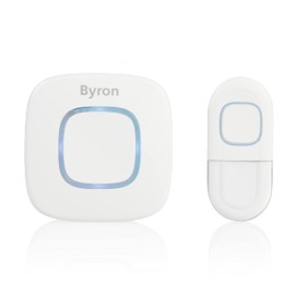 Byron DBY-24721 Wireless Doorbell Set - 8 Digital Melodies - Multicoloured LED