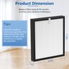 LINNIW TZ-K2 Replacement Filter Compatible with ToLife Air Purifier TZ-K2,