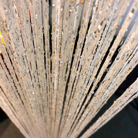 2 Pack String Curtains for Doorways 100x200 cm Room Divider Curtains Hippie Room Decor Hanging Blind Curtains for Bedroom Closet Door