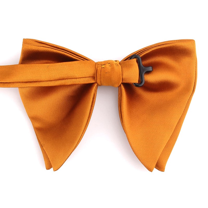 WANYING Men's Oversized Bow Tie Large Bowtie with Hook Closure