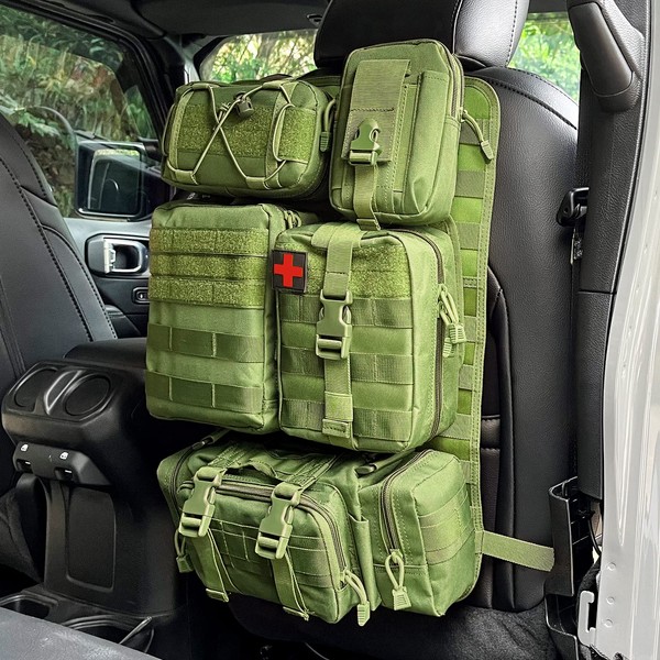MAIKER Tactical Car Seat Back Organizer, Upgrade Tactical Vehicle Panel
