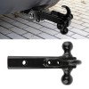 KEEPDSGN 2" Trailer Hitch Tri Ball Mount Hook Class 3/4