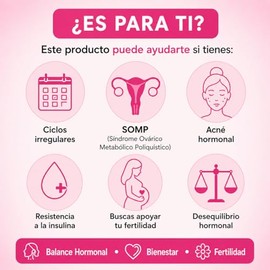 Myo & D-Chiro Inositol relación 40:1 con Magnesio + Metilfolato + Zinc + Vitamina D3 + Vitamina C, Suplemento Alimenticio en polvo diseñado para Mujer