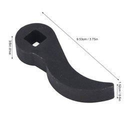 CHEOTIME Pry Bar Wrench Adaptor Head,3/8in Horn Type Half Shaft Removal Tool Openend Wrench, Upgrade Half Shaft Removal Car Repairing Tools Drive Crowbar Adapter Head Tools