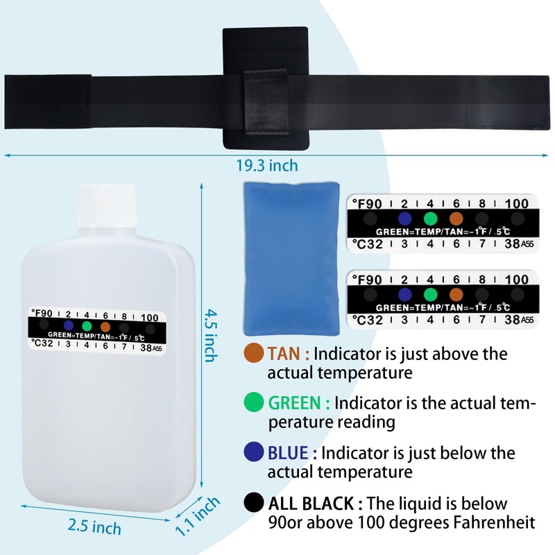 14 Pcs Urine Test Complete Kit Includes 2 White Portable