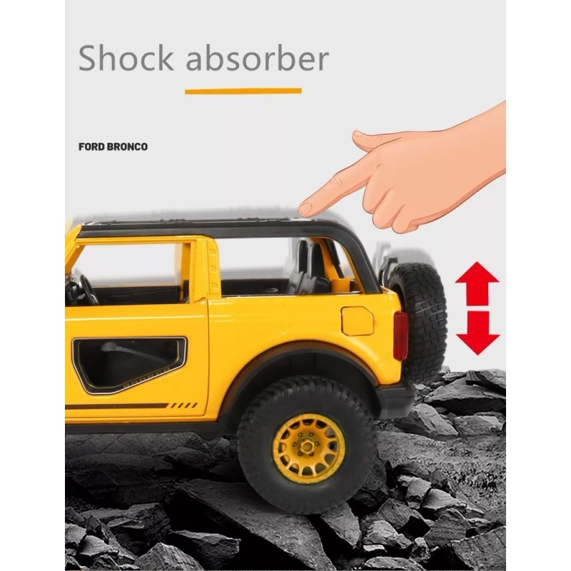 DuBeeBee La Nueva Ford Bronco Escala 1:30 De Colección Descapotable